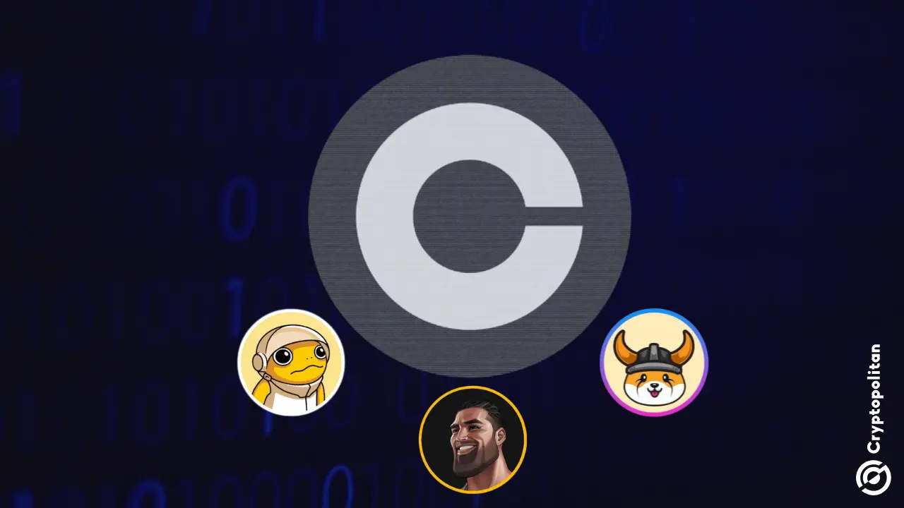 Coinbase停止了在纽约交易Floki、Turbo和Giga Memecoins